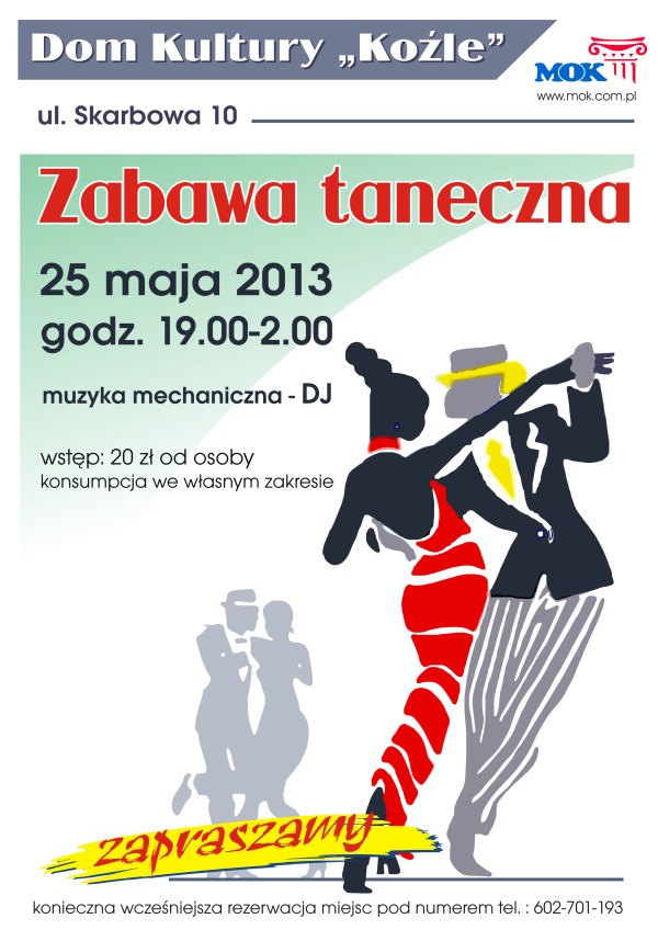 Zabawa taneczna 25 maja 2013