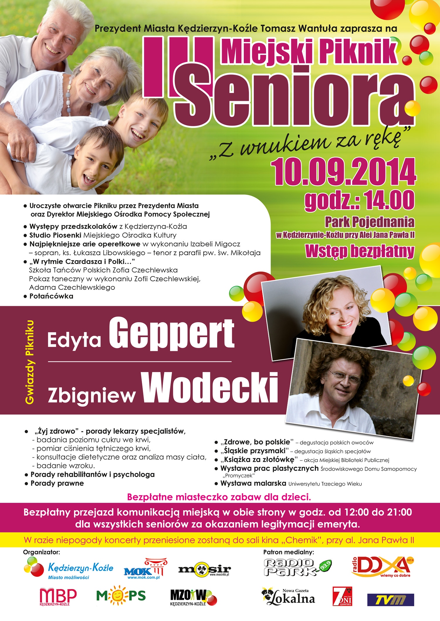 Plakat piknik seniora2014 4K