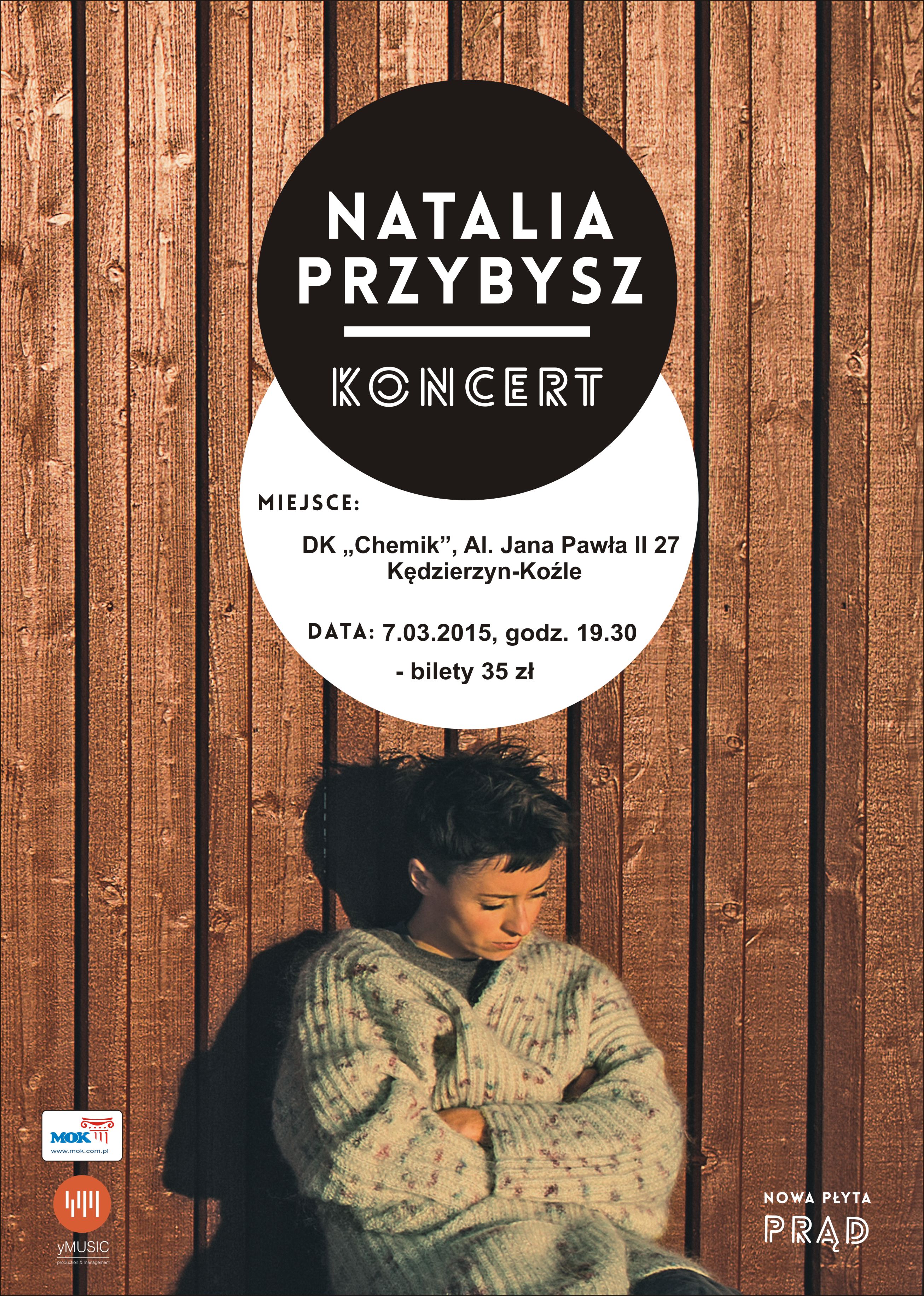 Przybysz koncert plakat