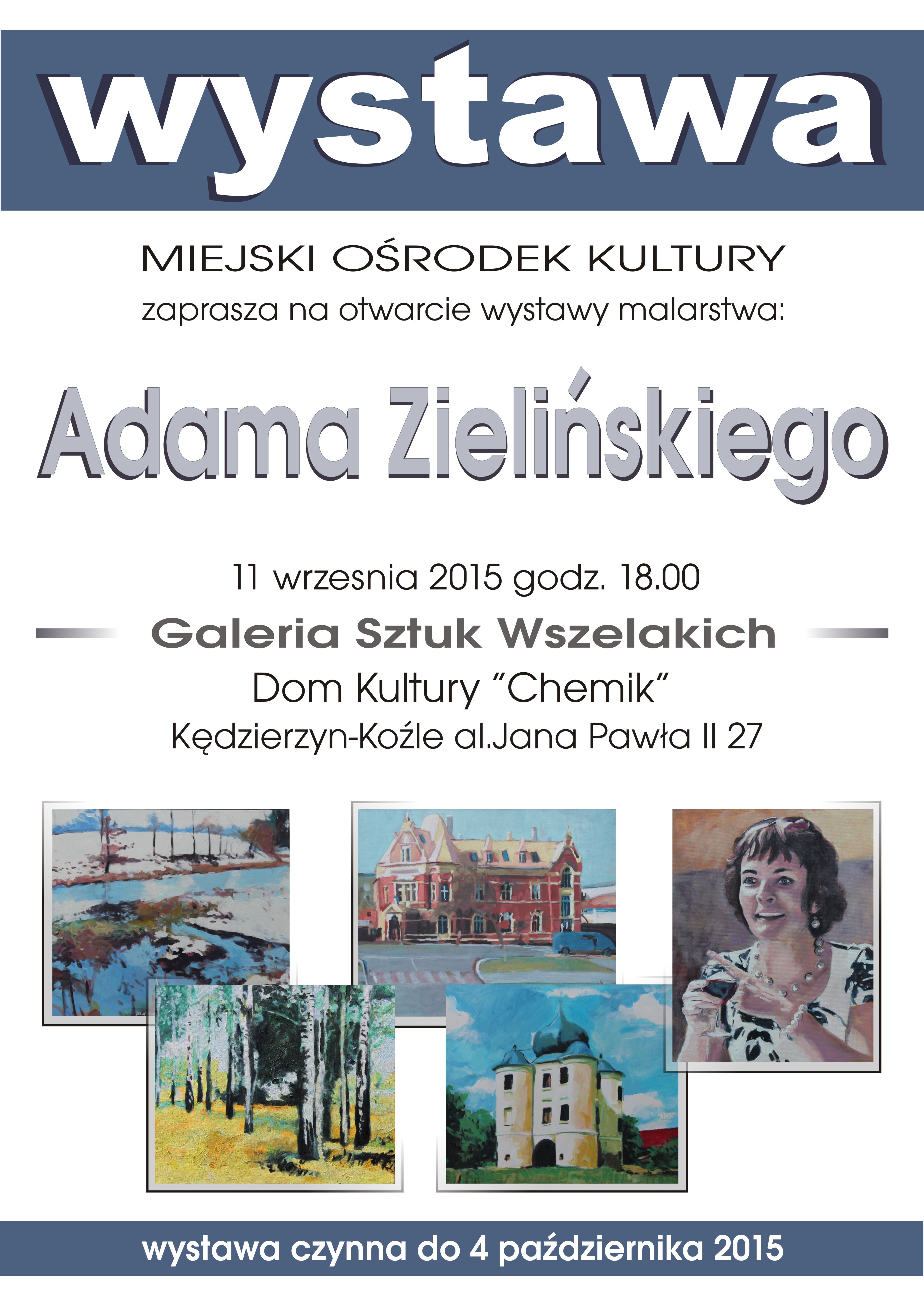 Adam Z. wystawa - plakat