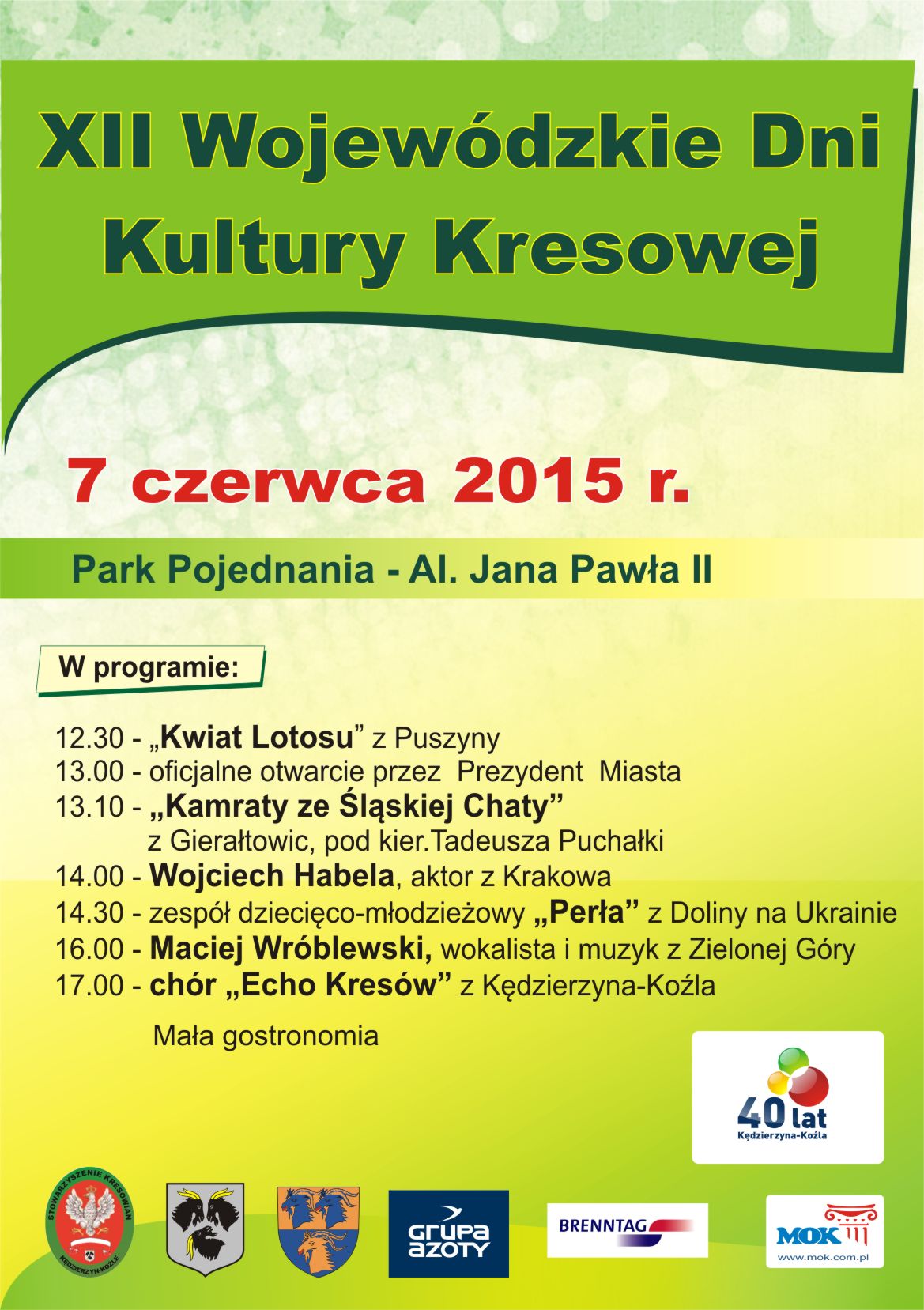 Dni Kultury Kr.-plakat