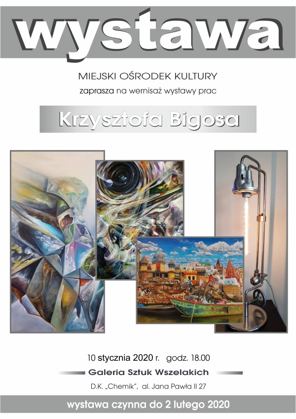 Krzysztof Bigos wystawa plakat