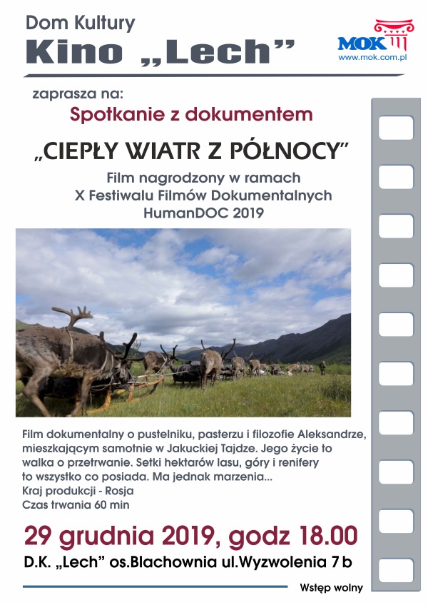 Spotkanie z dokumentem kino Lech d