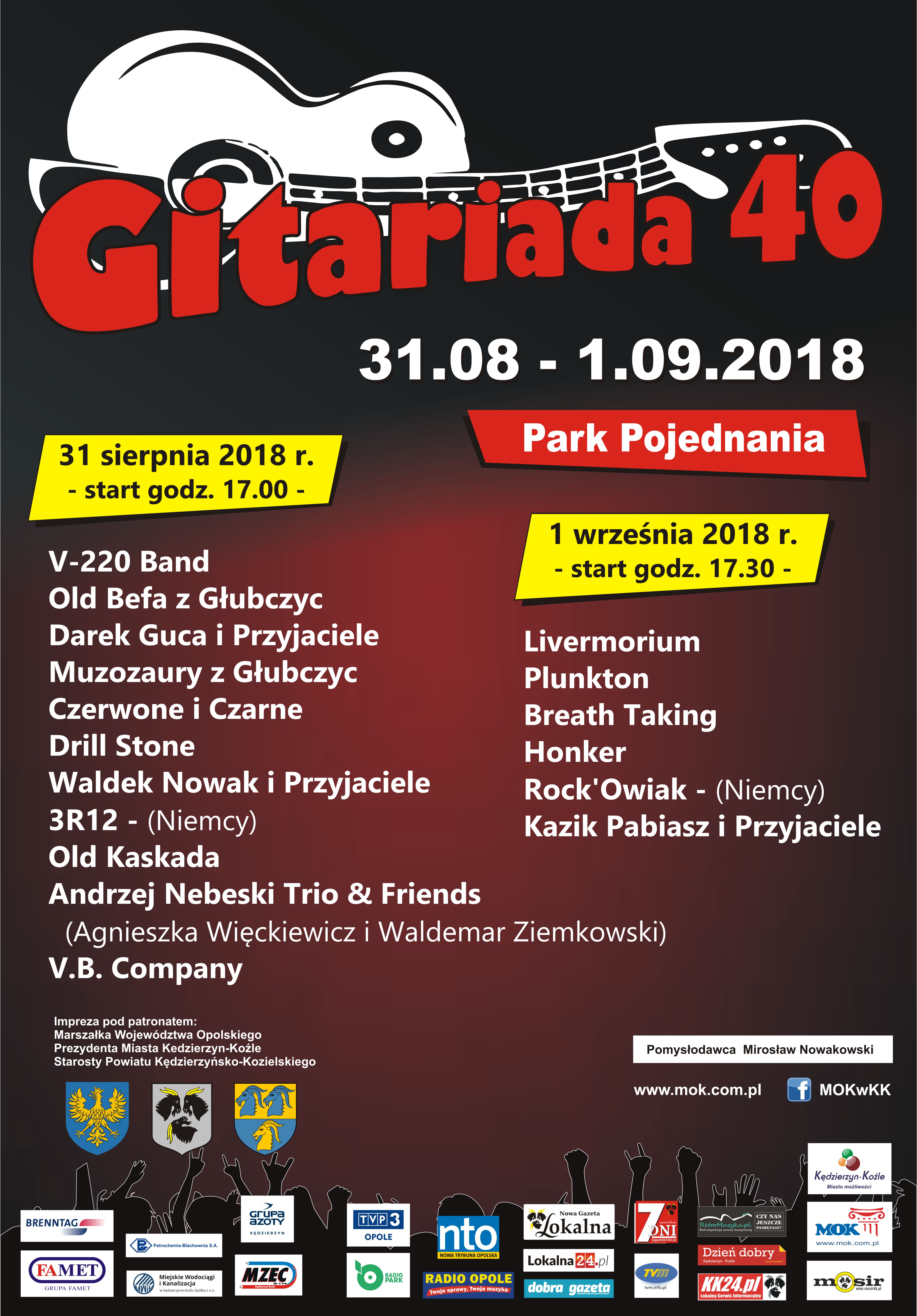 Gitariada 2018 plakat 20 08 18