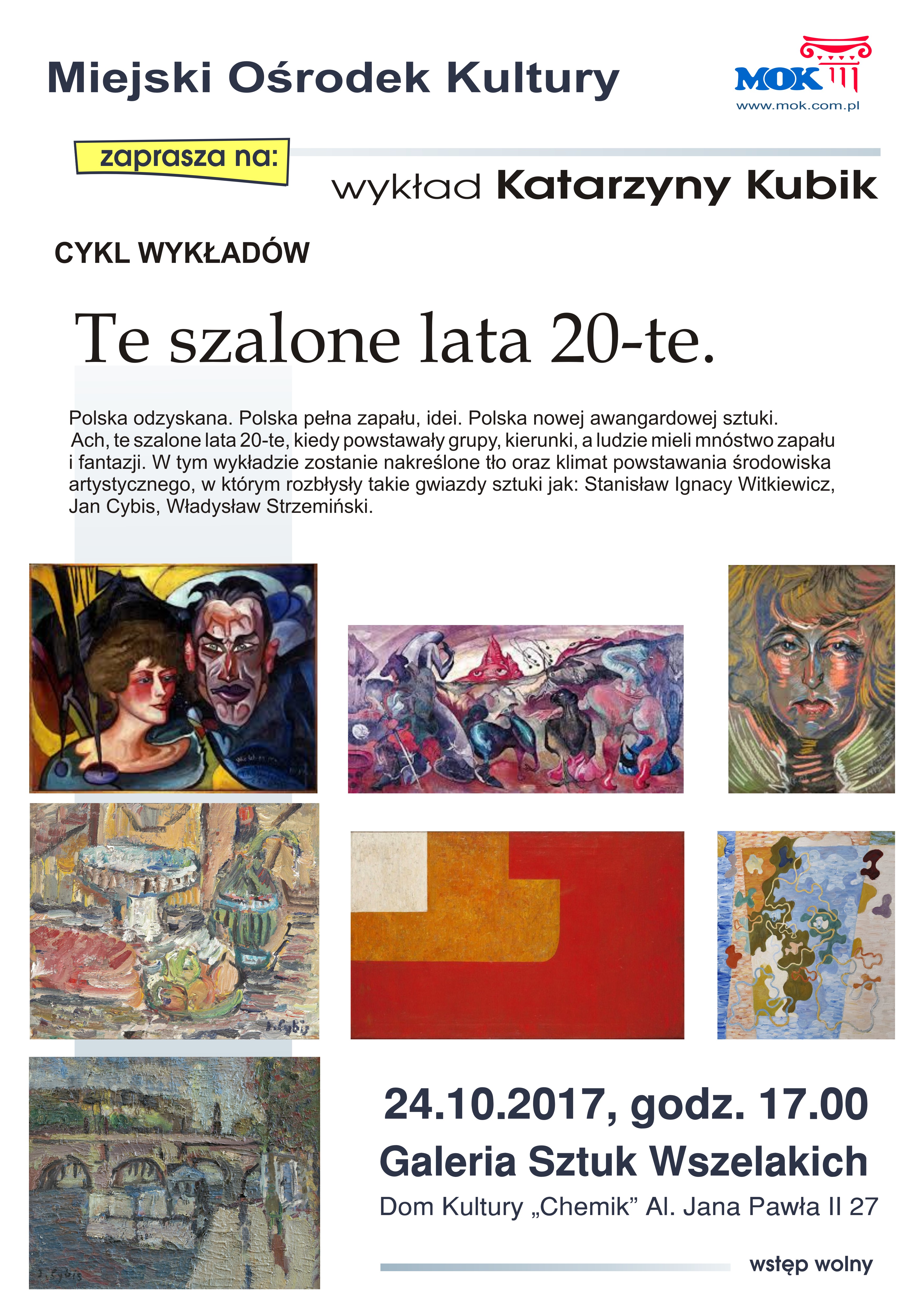 Lata 20 te. Wykład K.Kubik