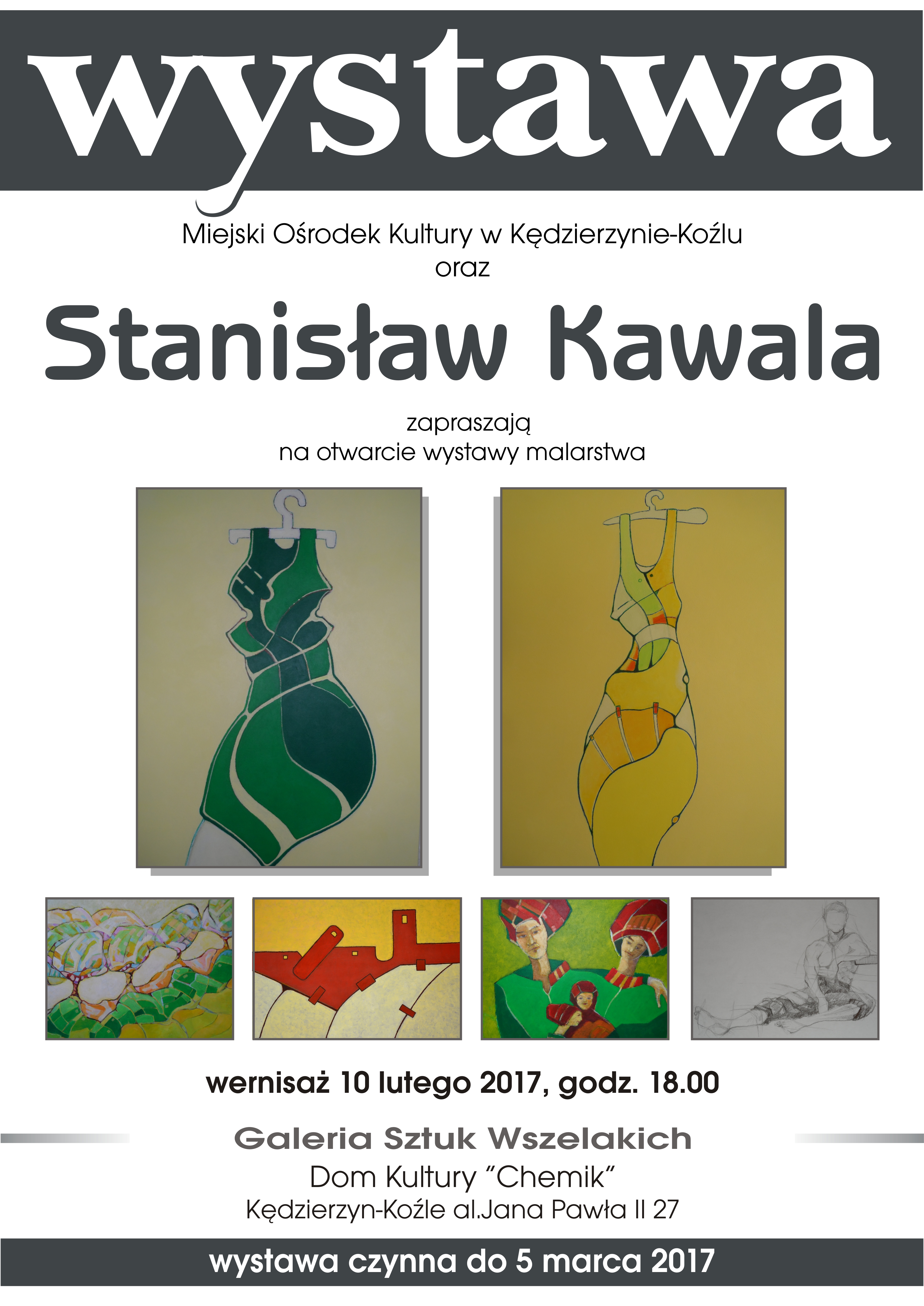 St Kawala wystawa plakat